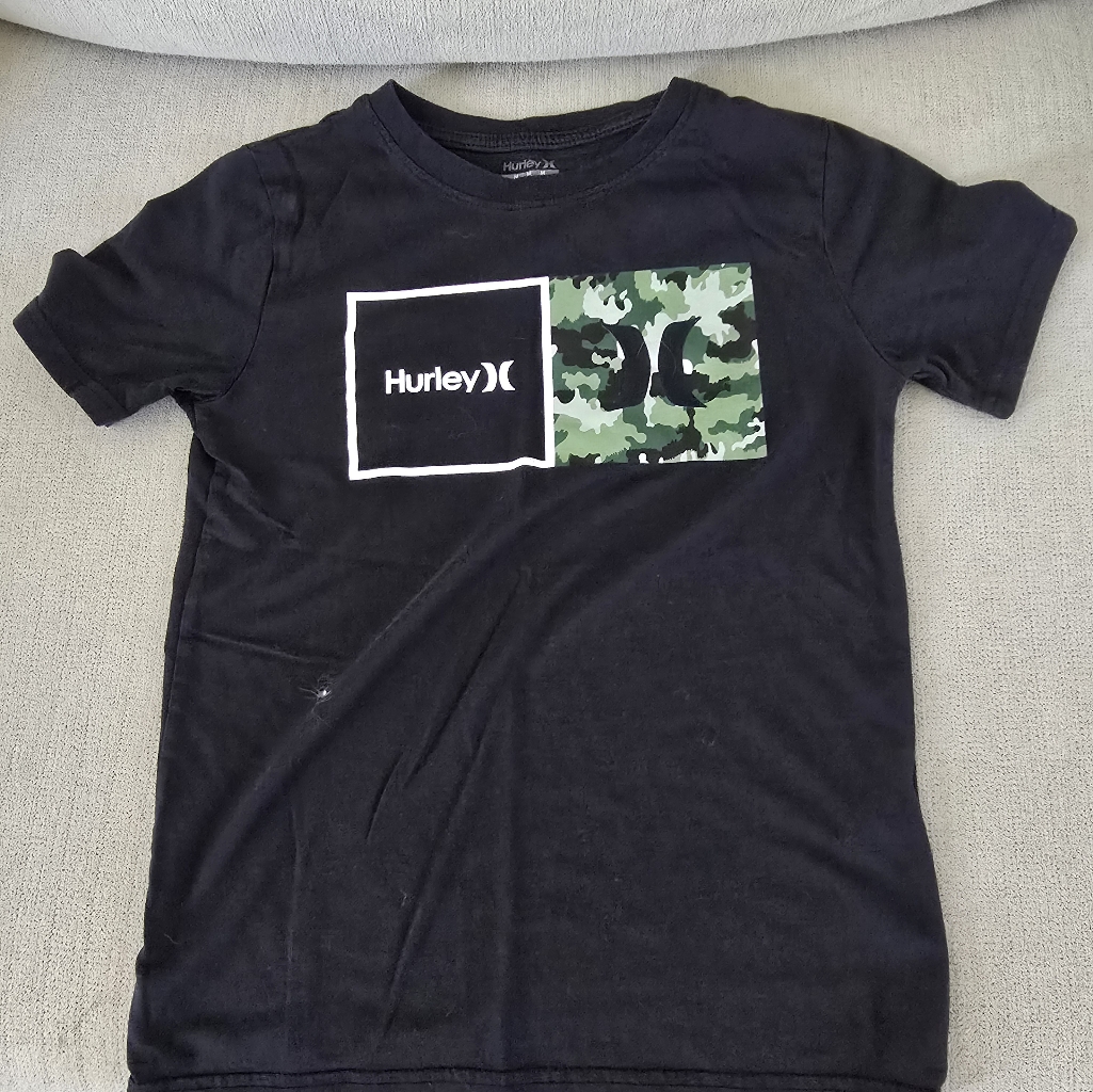 Hurley Kids Black Camo Graphic T-Shirt
